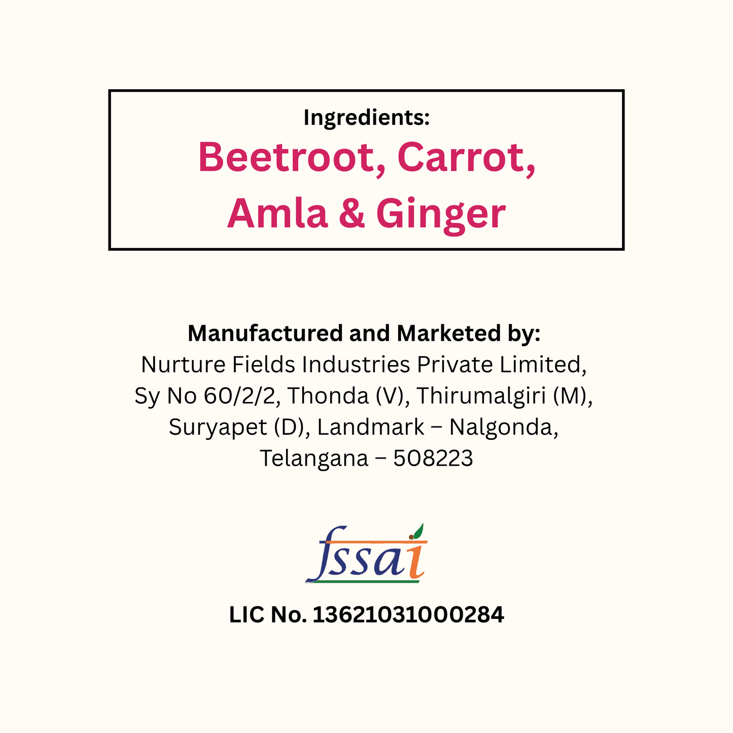 koh! ABC Mix + Ginger | Amla, Beetroot, Carrot & Ginger Blend
