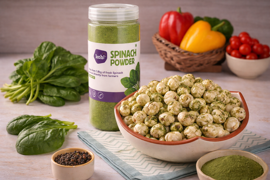 Spinach Makhana
