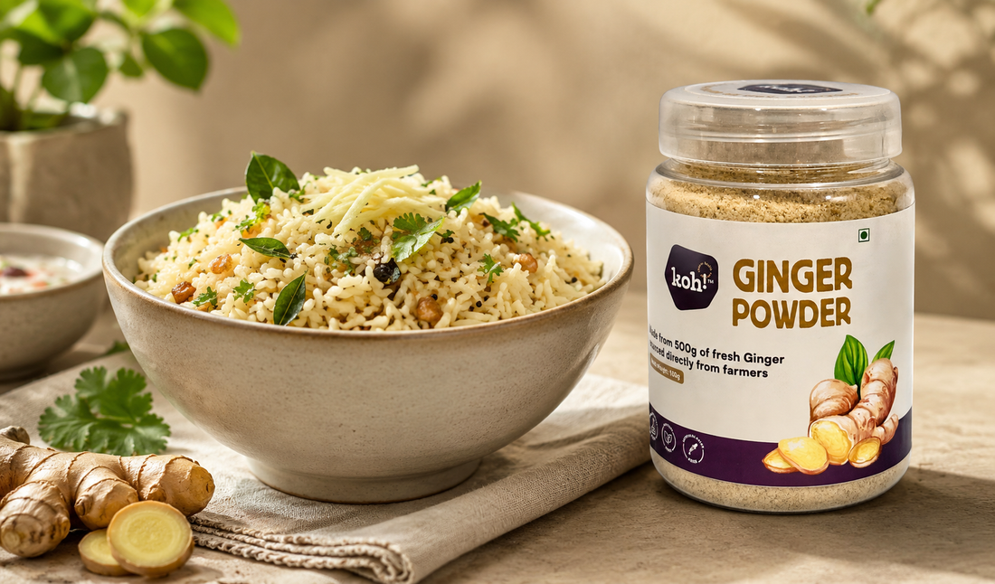 Golden Ginger Ghee Rice
