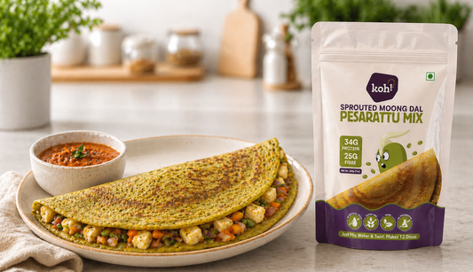 High Protein Paneer Pesarattu