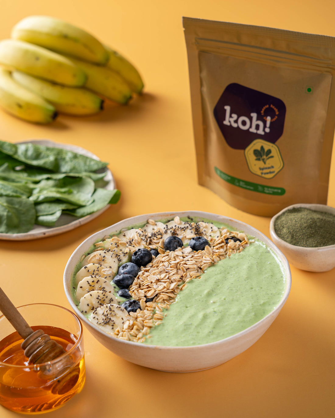 Spinach Muesli Cup Recipe