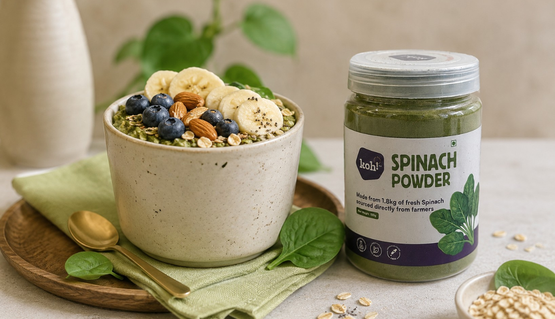 Spinach Muesli Cup
