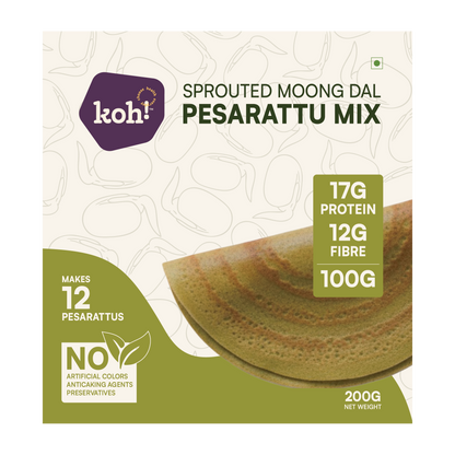 Sprouted Moong Dal Pesarattu Mix