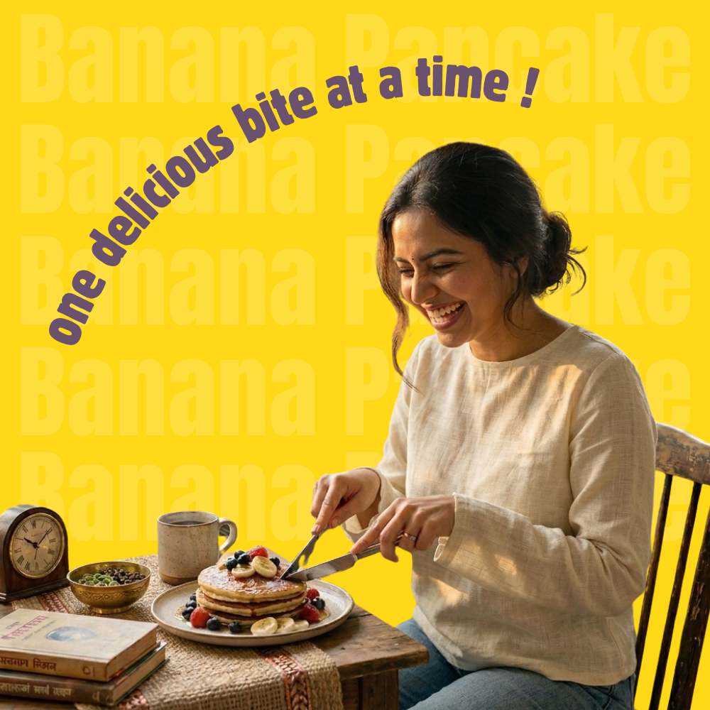 koh! Banana Pancake Mix | Whole Wheat, Sprouted Ragi & Oats | 200g