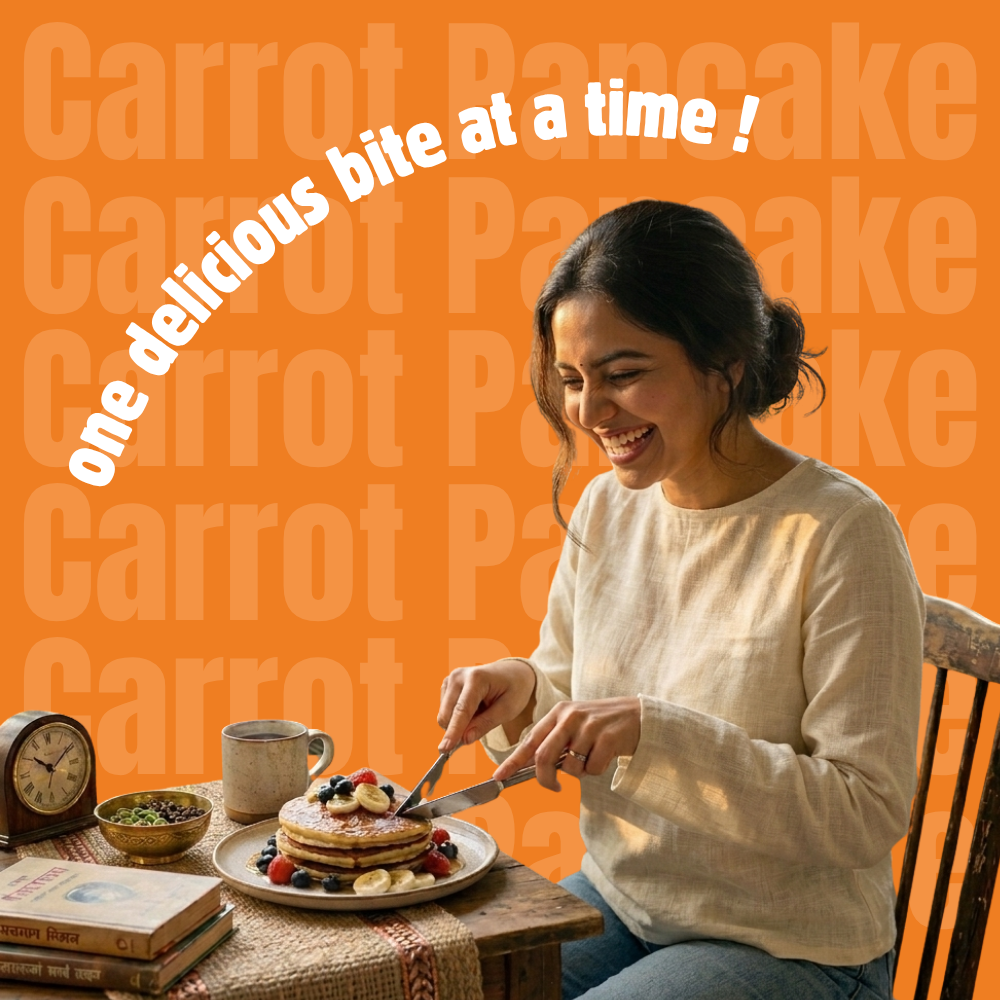 koh! Carrot Pancake Mix | Whole Wheat, Sprouted Ragi & Oats | 200g
