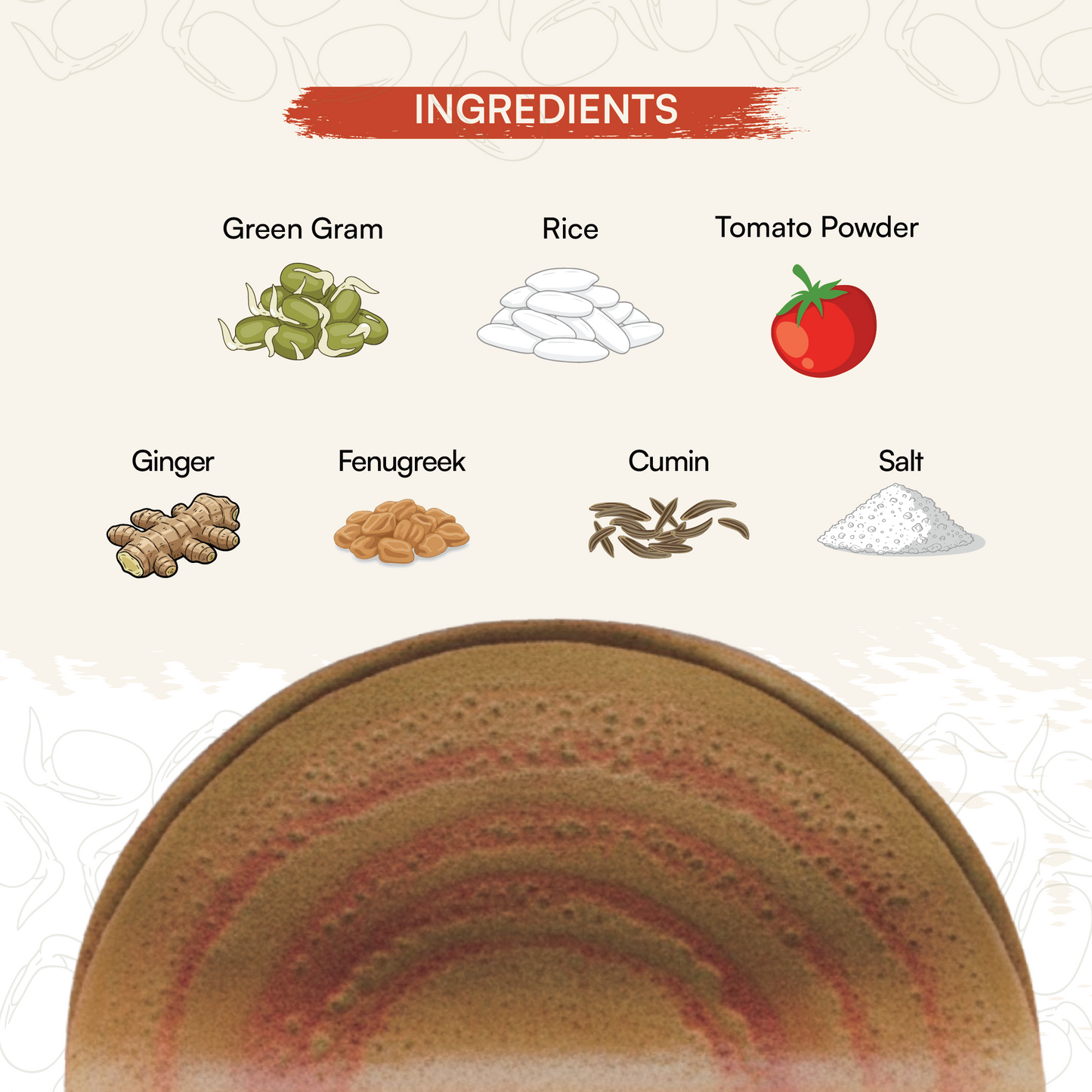 Koh! Sprouted Moong Dal Pesarattu: The Vibrant Rainbow 6-Pack