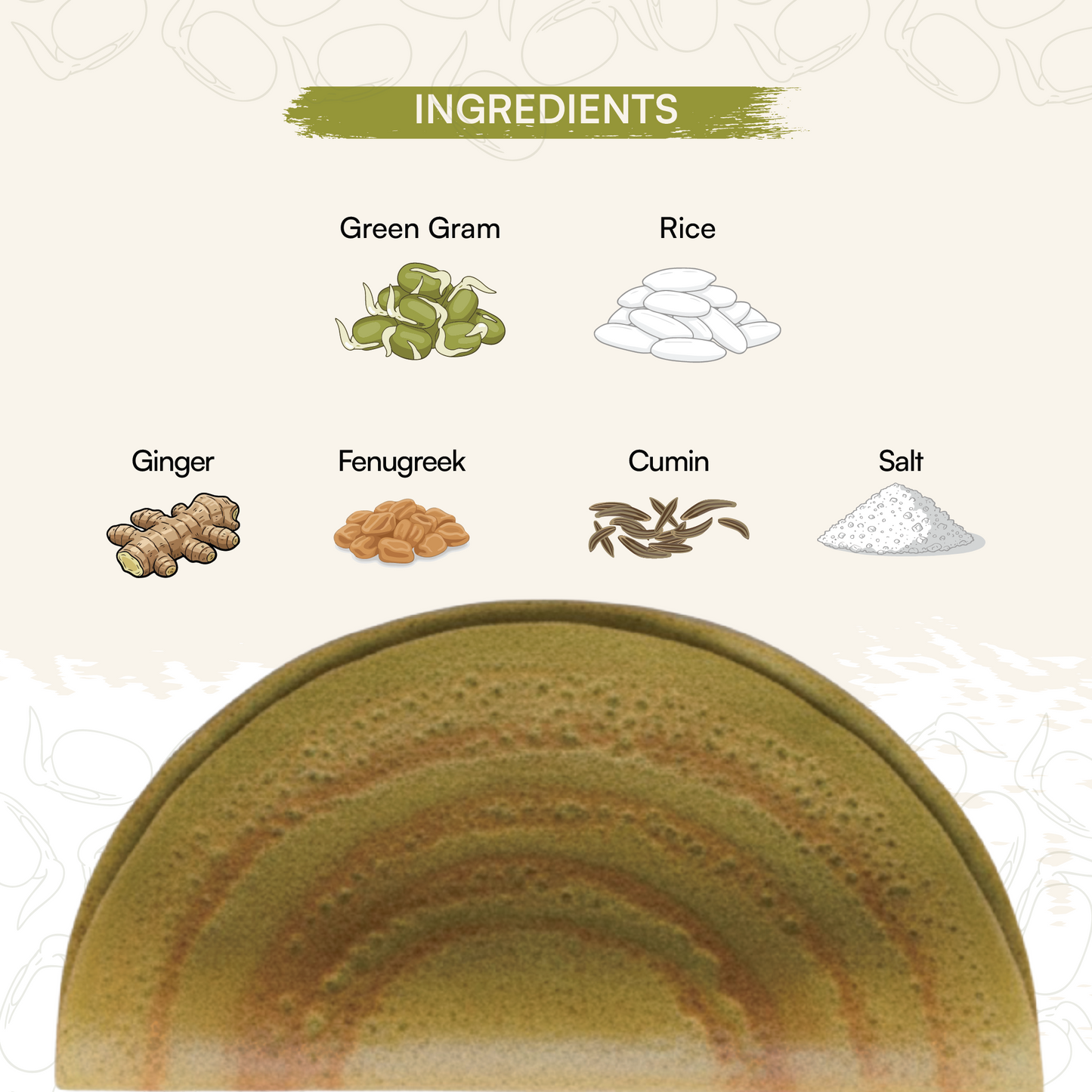 Sprouted Moong Dal Pesarattu Mix