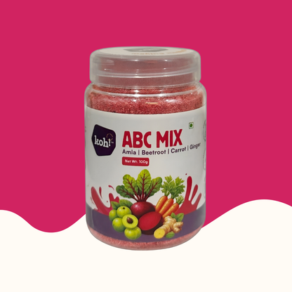 koh! ABC Mix + Ginger | Amla, Beetroot, Carrot & Ginger Blend