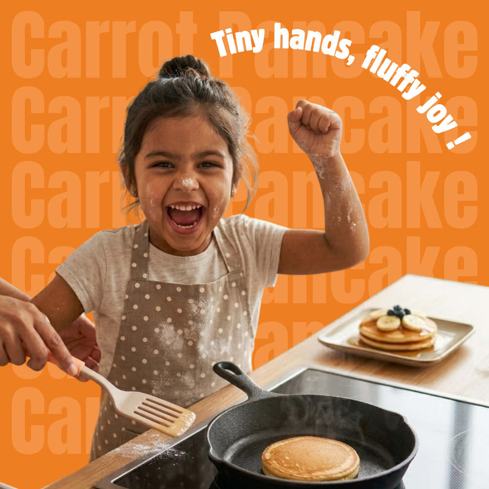 koh! Carrot Pancake Mix | Whole Wheat, Sprouted Ragi & Oats | 200g