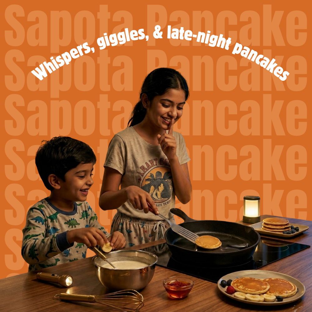 koh! Sapota (Chikoo) Pancake Mix | Whole Wheat, Sprouted Ragi & Oats | 200g