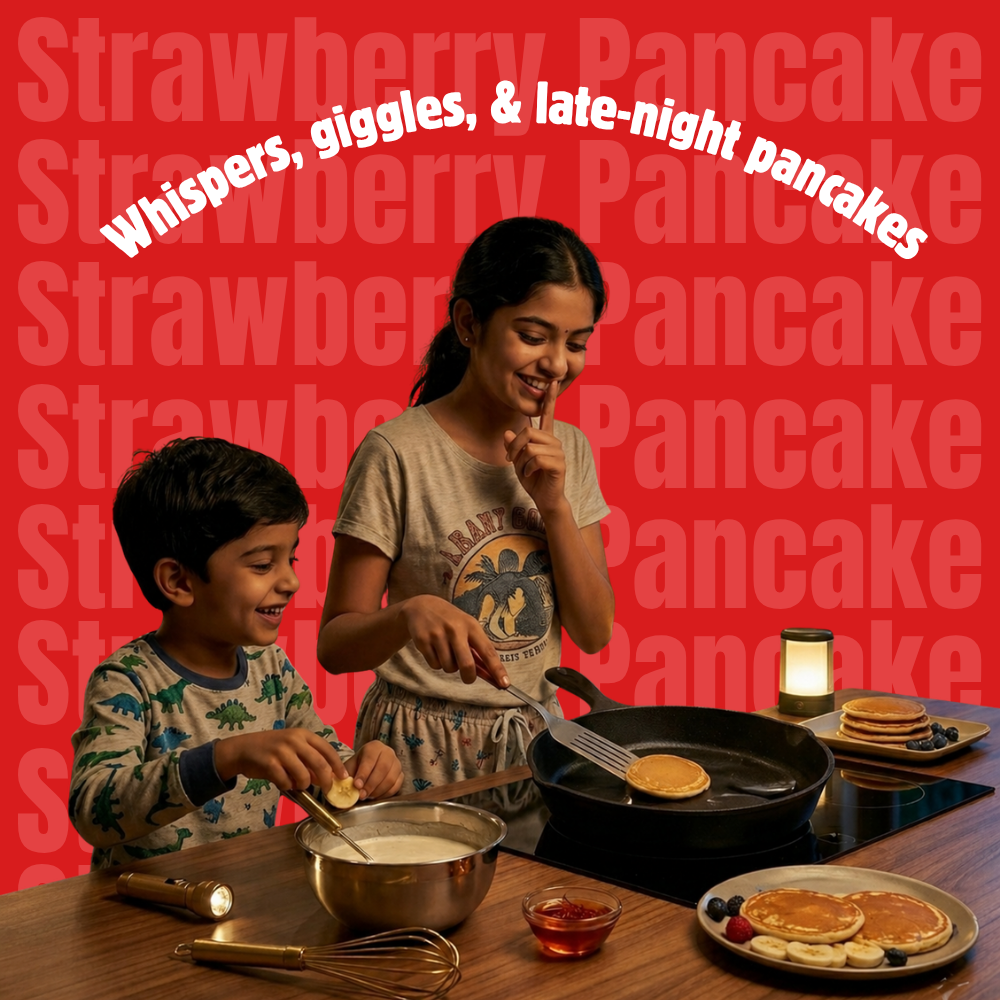 koh! Strawberry Pancake Mix | Whole Wheat, Sprouted Ragi & Oats | 200g