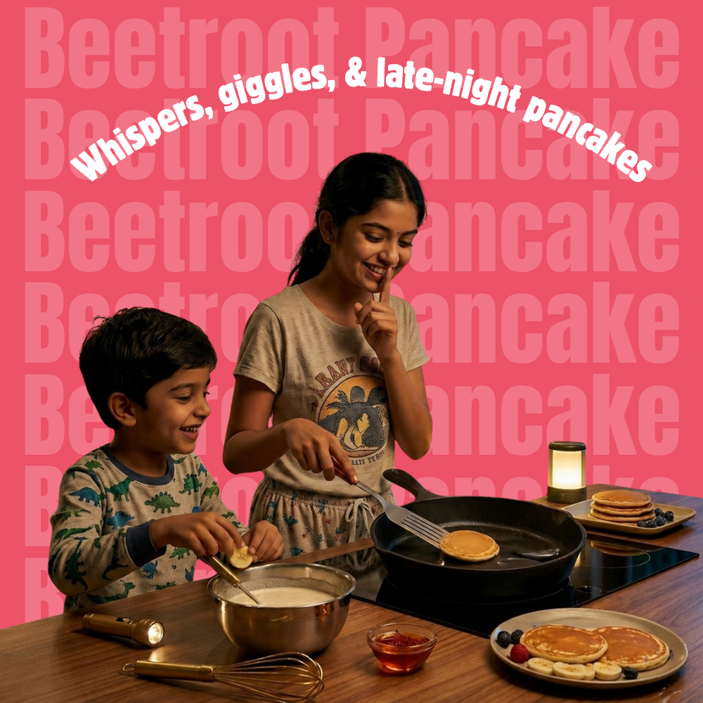 koh! Beetroot Pancake Mix | Whole Wheat, Sprouted Ragi & Oats | 200g