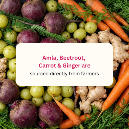 koh! ABC Mix + Ginger | Amla, Beetroot, Carrot & Ginger Blend