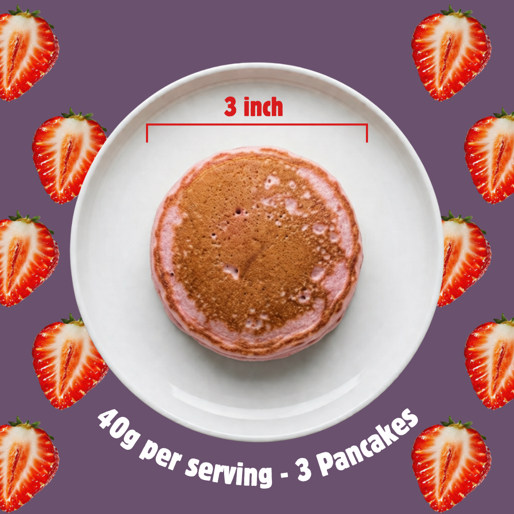 koh! Strawberry Pancake Mix | Whole Wheat, Sprouted Ragi & Oats | 200g