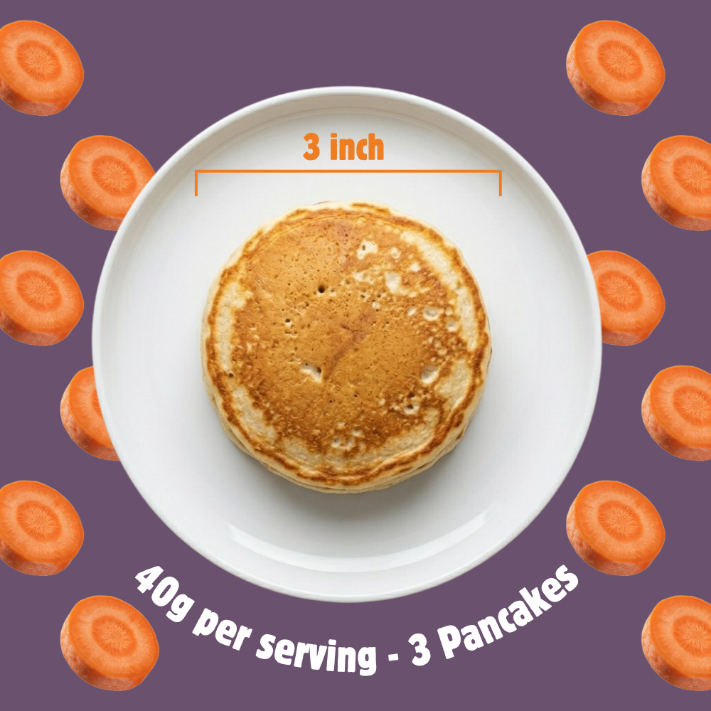 koh! Carrot Pancake Mix | Whole Wheat, Sprouted Ragi & Oats | 200g