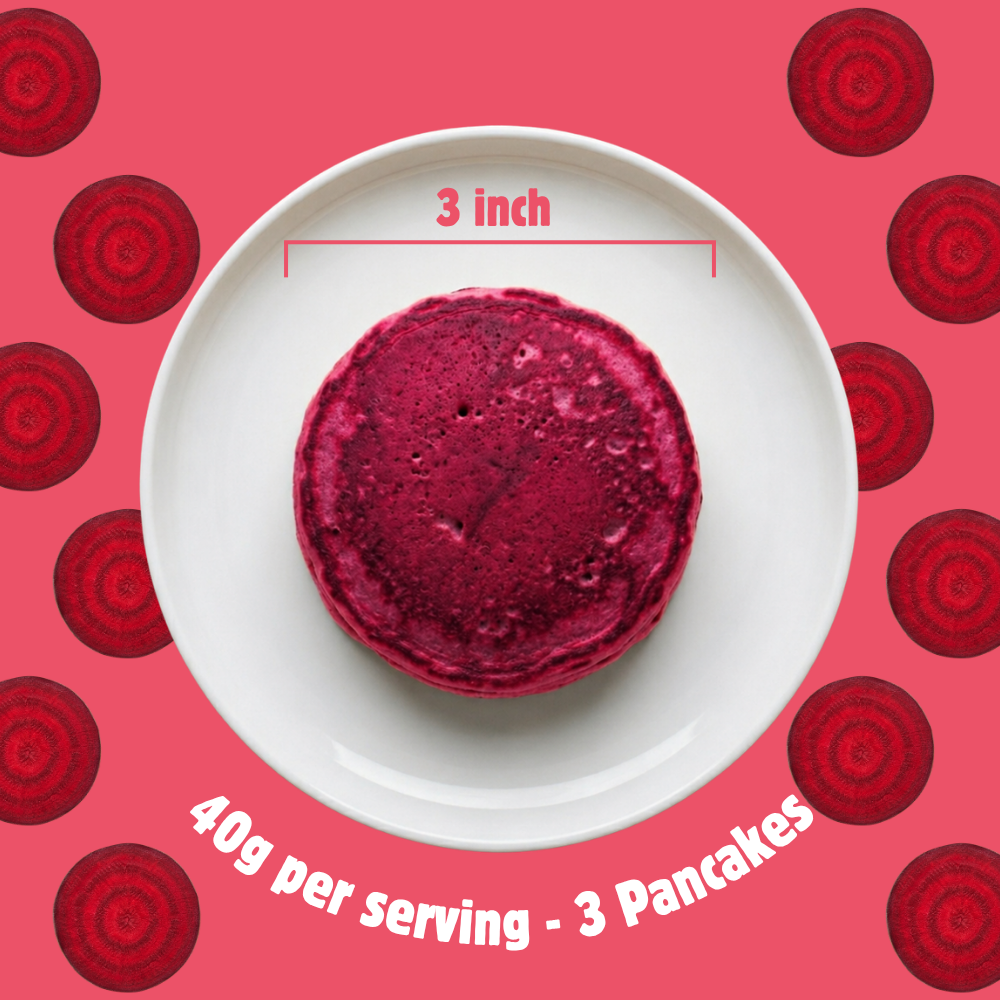 koh! Beetroot Pancake Mix | Whole Wheat, Sprouted Ragi & Oats | 200g