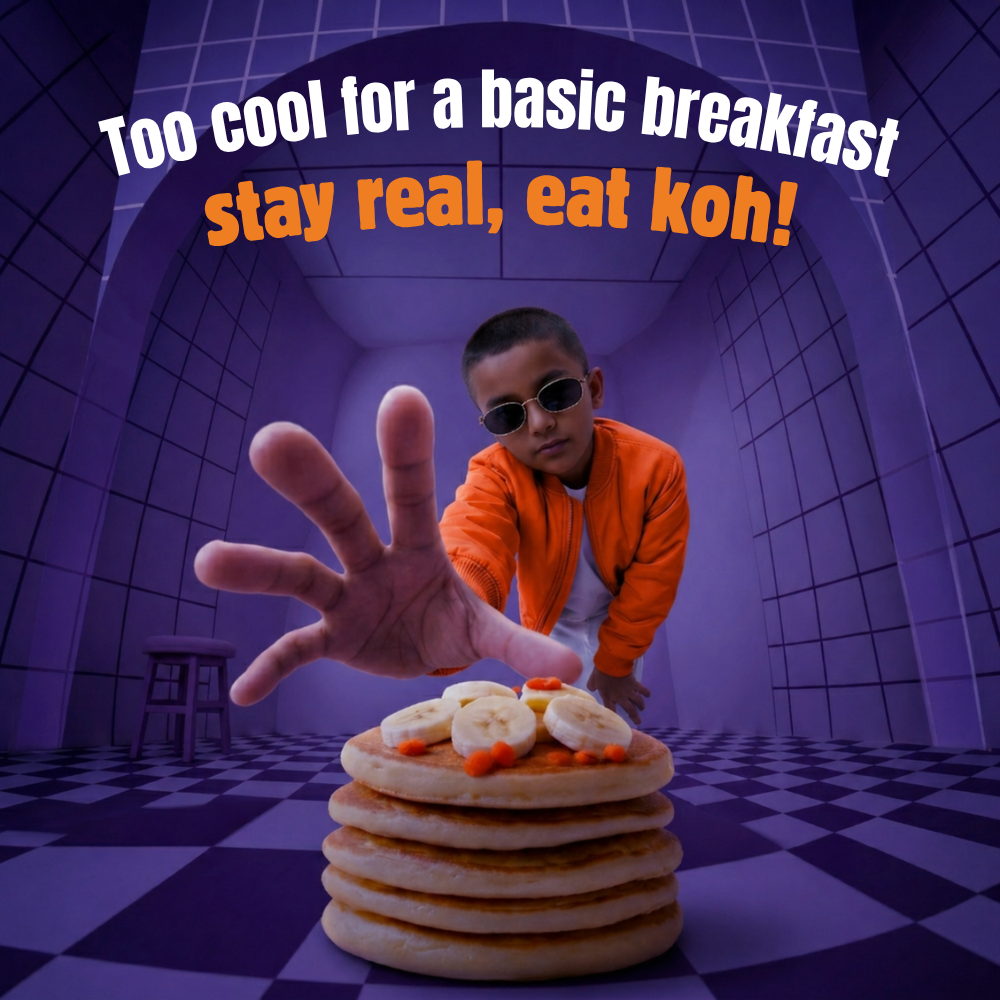 koh! Carrot Pancake Mix | Whole Wheat, Sprouted Ragi & Oats | 200g