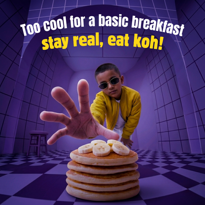 koh! Banana Pancake Mix | Whole Wheat, Sprouted Ragi & Oats | 200g