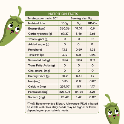 koh! Green Chilli Powder | 100g