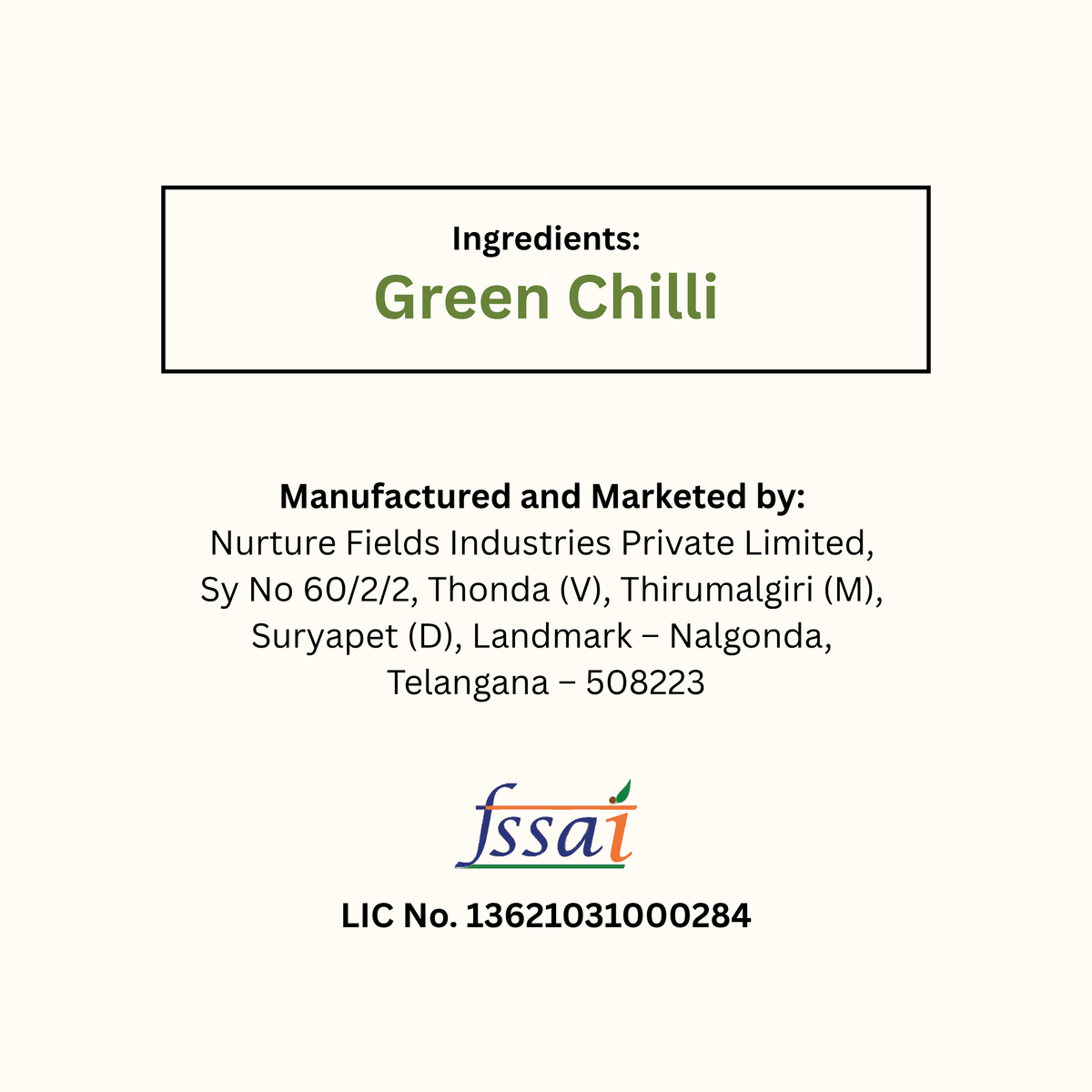koh! Green Chilli Powder | 100g