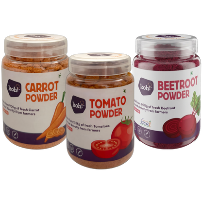 Beetroot, Carrot and Tomato Combo