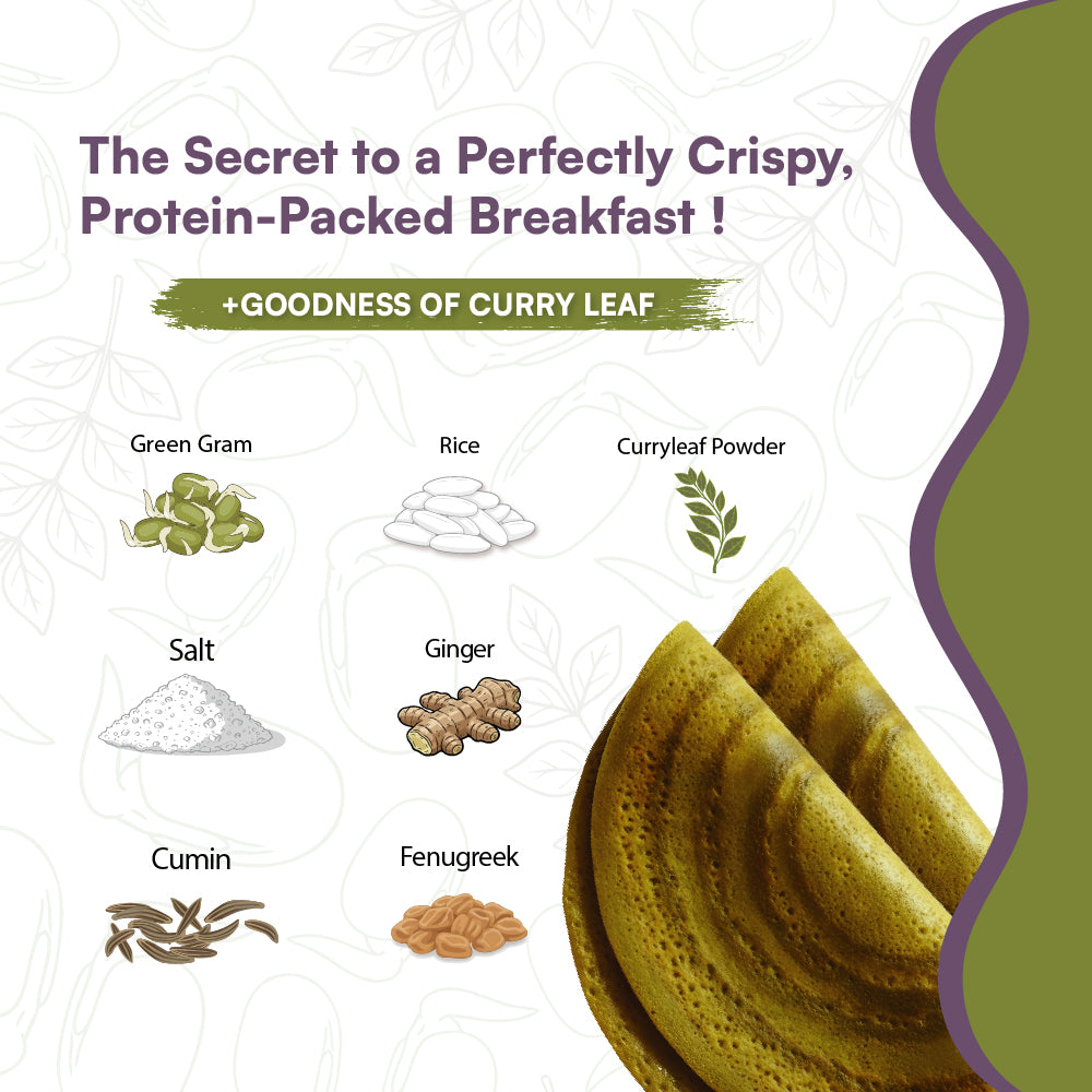 Curry Leaf Pesarattu Mix