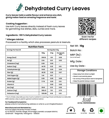 Gongura Powder & Dehydrated Curry Leaves Combo