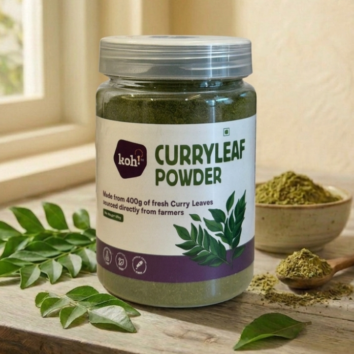 koh! Inside-Out Beauty Bundle — Beetroot, Amla & Curry Leaf Powders | 100g x 3