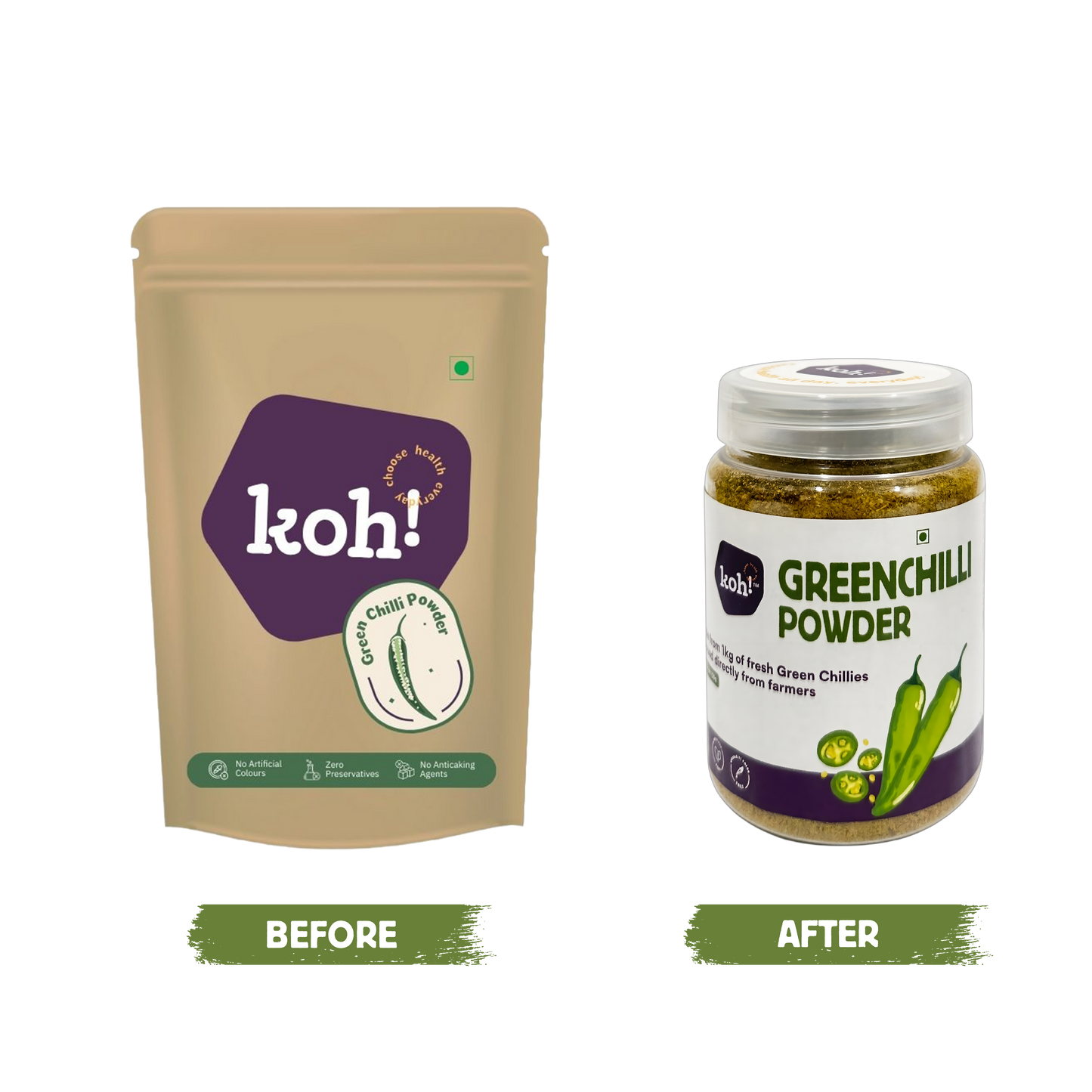 koh! Green Chilli Powder | 100g