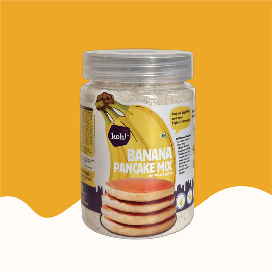 koh! Banana Pancake Mix | Whole Wheat, Sprouted Ragi & Oats | 200g