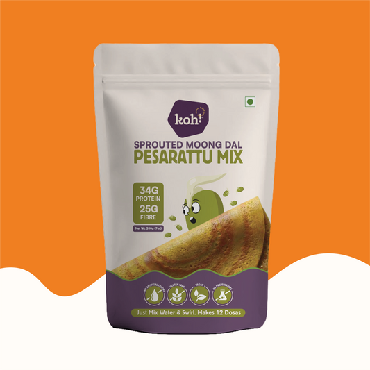 koh! Sprouted Moong Dal Pesarattu Mix | 200g