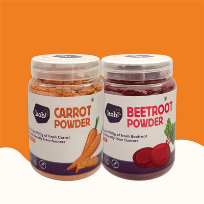 Colour Starter Kit — Beetroot & Carrot Powders | 100g x 2