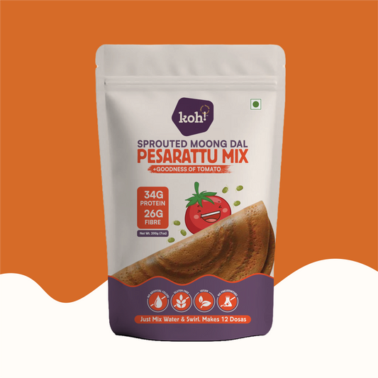 koh! Tomato Pesarattu Mix | Sprouted Moong Dal | 200g