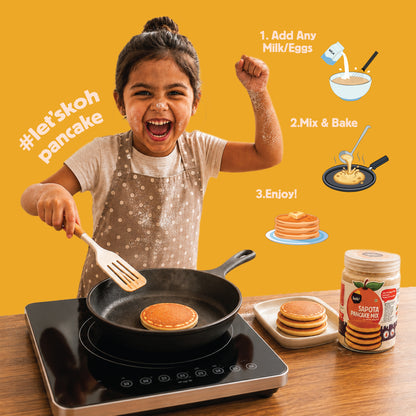 koh! Banana Pancake Mix | Whole Wheat, Sprouted Ragi & Oats | 200g