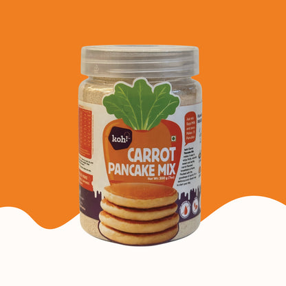 koh! Carrot Pancake Mix | Whole Wheat, Sprouted Ragi & Oats | 200g