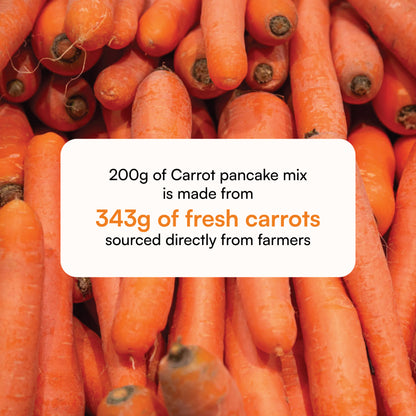 koh! Carrot Pancake Mix | Whole Wheat, Sprouted Ragi & Oats | 200g