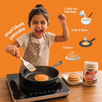 koh! Carrot Pancake Mix | Whole Wheat, Sprouted Ragi & Oats | 200g