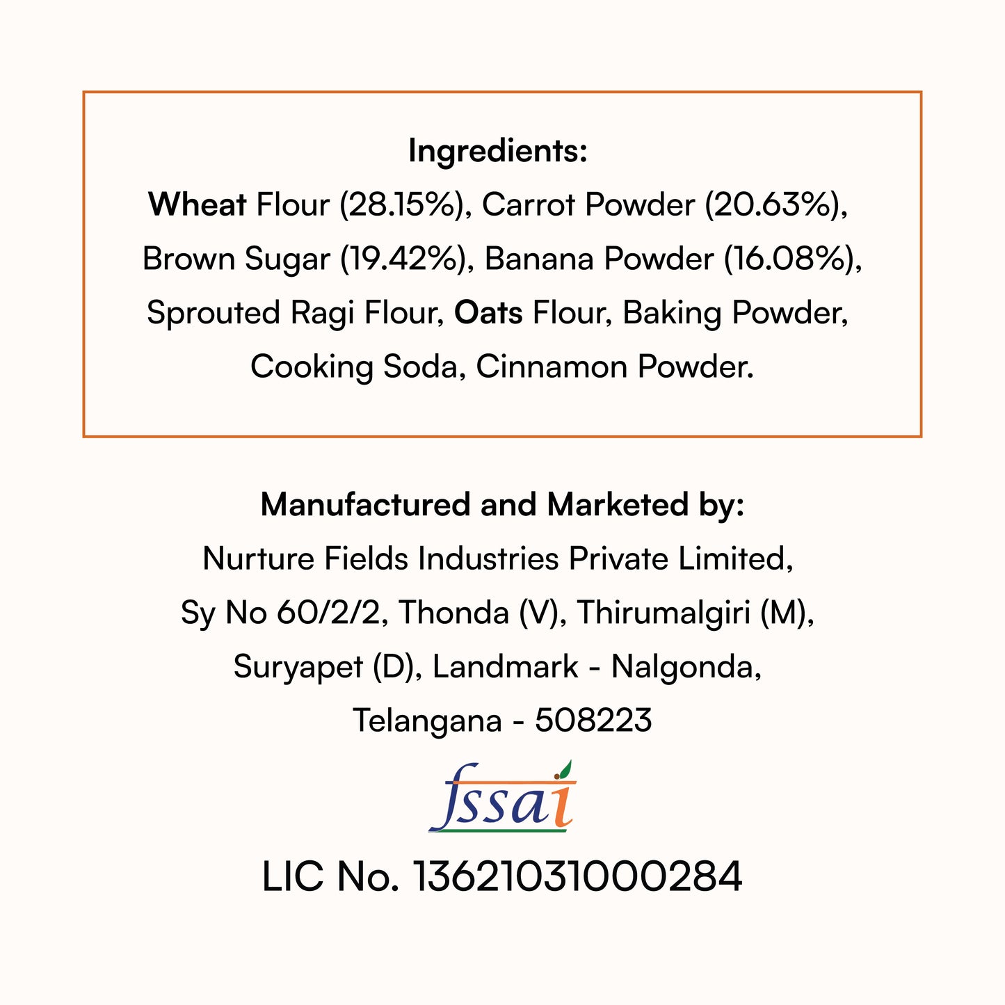koh! Carrot Pancake Mix | Whole Wheat, Sprouted Ragi & Oats | 200g