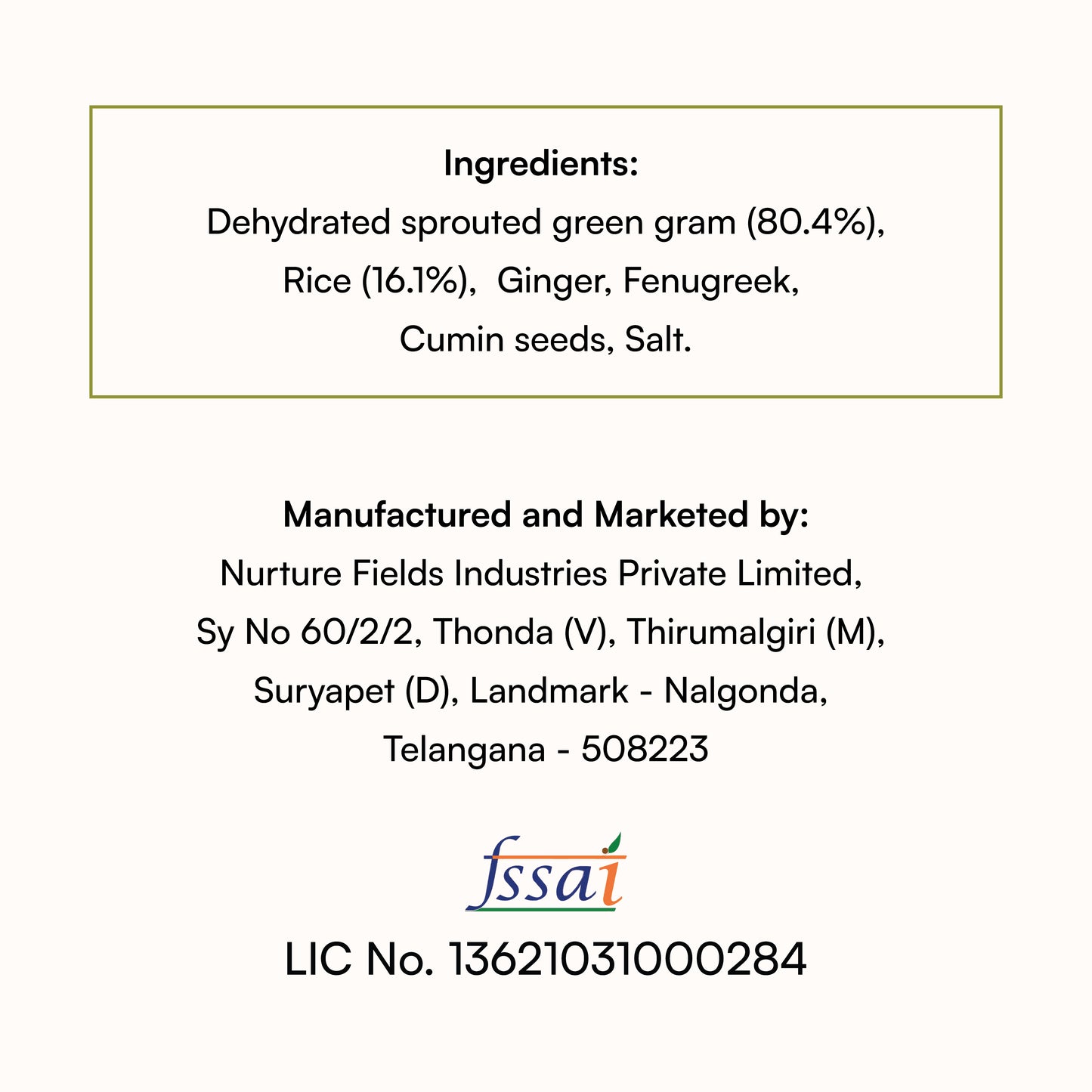 koh! Sprouted Moong Dal Pesarattu Mix | 200g