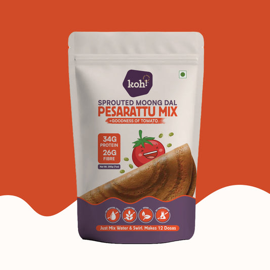 koh! Tomato Pesarattu Mix | Sprouted Moong Dal | 200g
