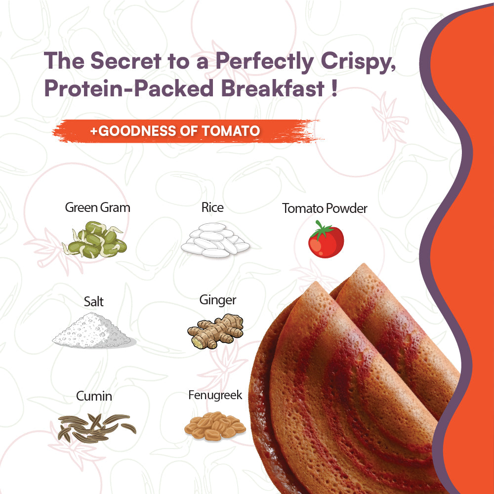 6 Combo: Rainbow Pesarattu Mixes