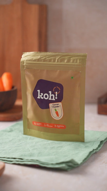 koh! Superfoods 4-Pack — Beetroot, Spinach, Carrot & Moringa Powders | 100g x 4