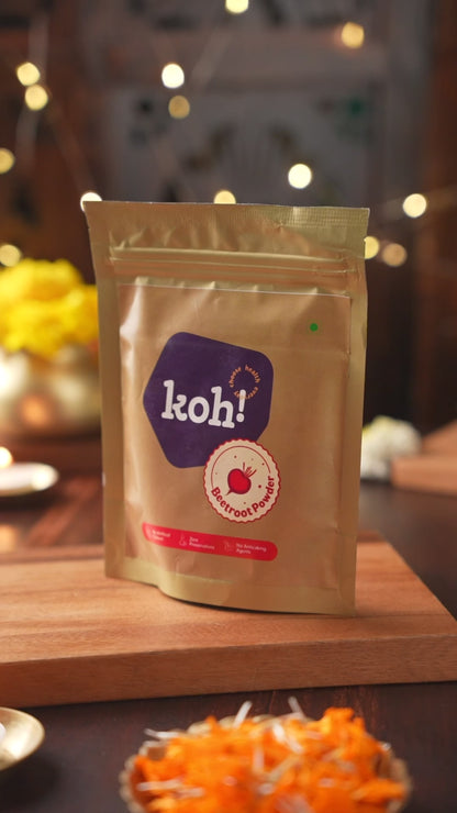koh! Rainbow Superfoods — Beetroot, Carrot, Tomato, Spinach, Moringa & Turmeric Powders | 100g x 6