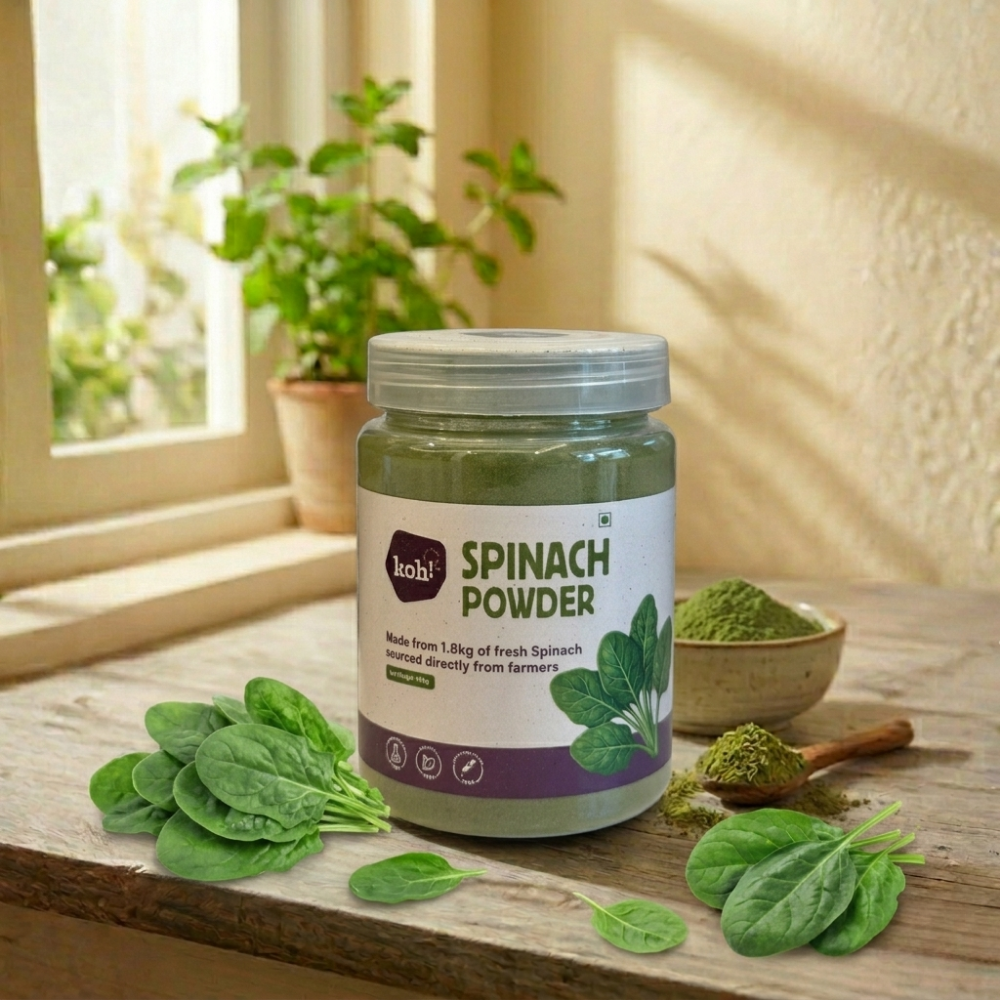 koh! Superfoods 4-Pack — Beetroot, Spinach, Carrot & Moringa Powders | 100g x 4